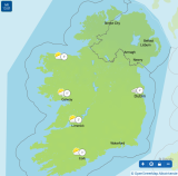 Wetterkarte Irland